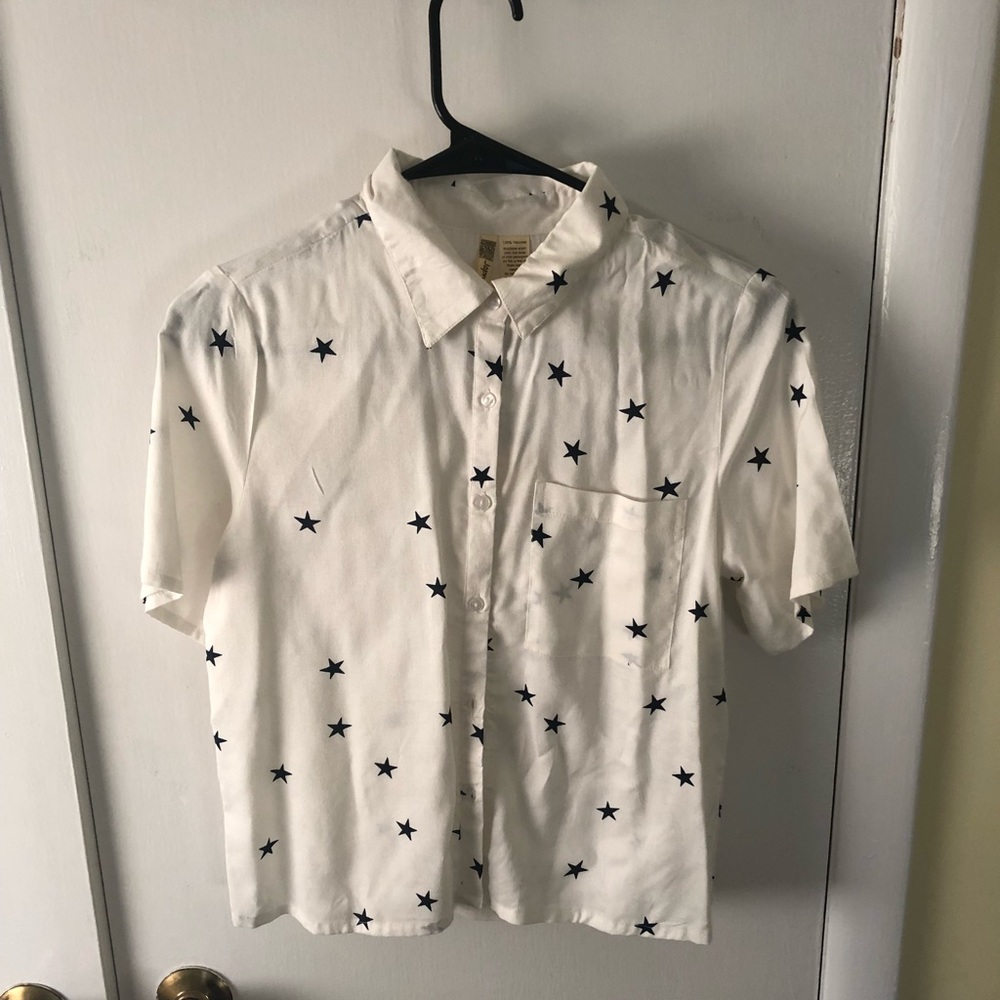 Stars button down shirt